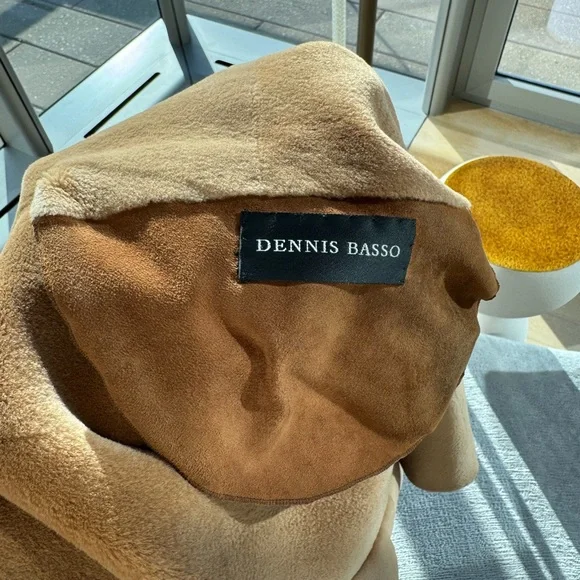 Dennis Basso Sheared Mink Reversible Camel Ruffled Coat - Picture 6 of 11